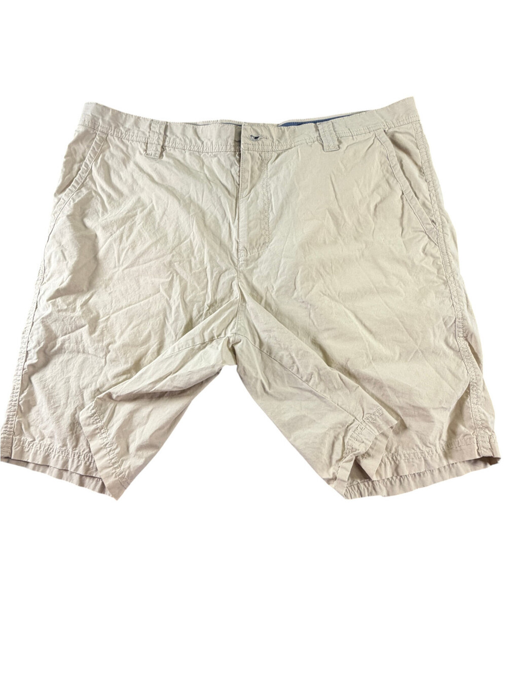 Columbia Mens Shorts 38W 10L Khaki Beige Cotton Flat Front Outdoor Casual